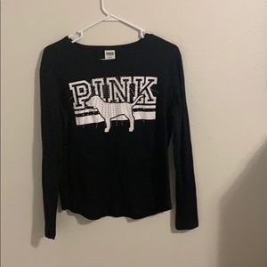 - super cute long sleeve PINK tee